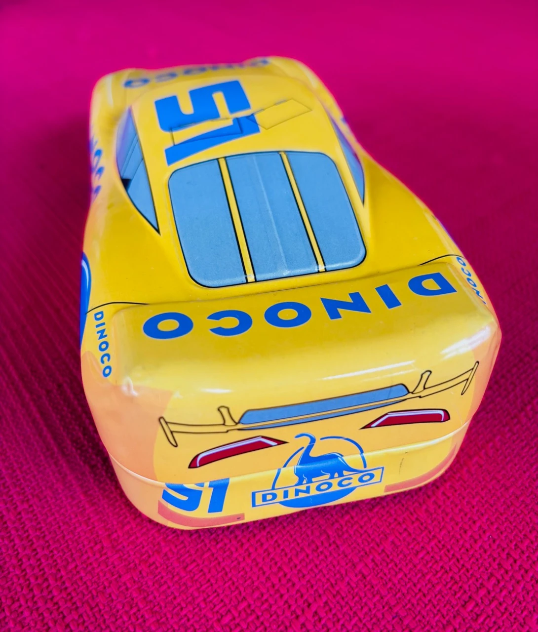 Caja de metal, estuche Dinocco Cruz Ramirez Cars Disney Pixar – photo 4
